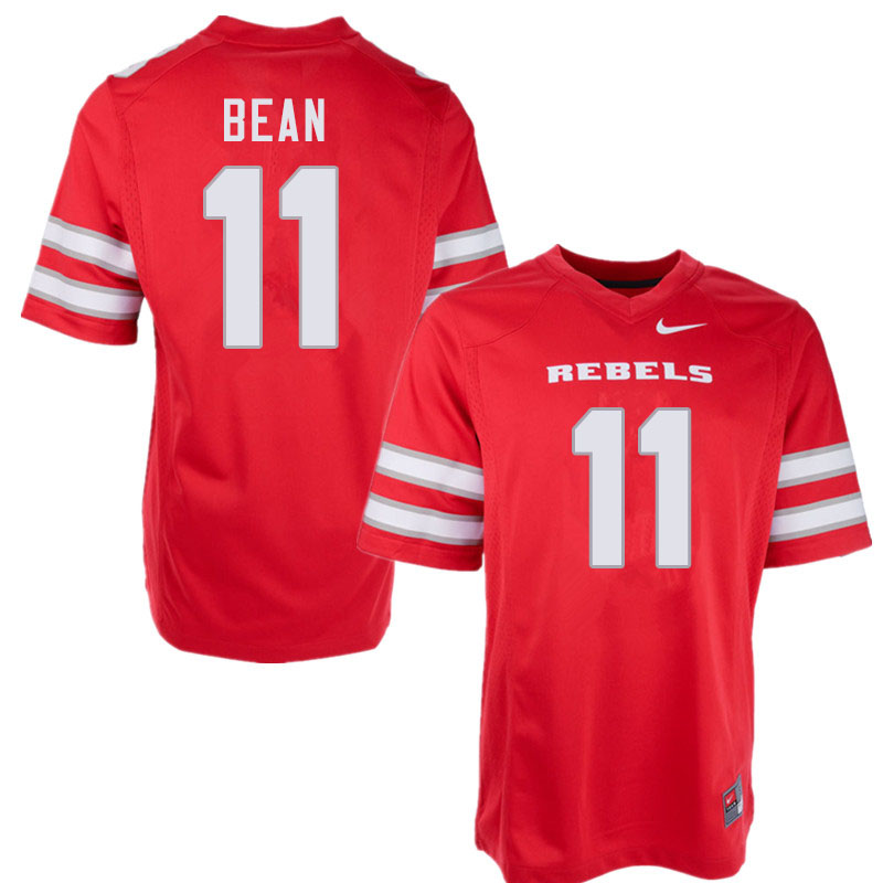 Men #11 Noah Bean UNLV Rebels College Football Jerseys Sale-Red - Click Image to Close